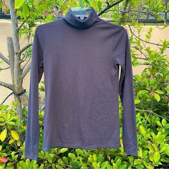 đLOFTâOUTLETâGREY WAFFLEâTURTLENECKâSZâXSâNWT - Picture 1 of 7